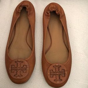 Tory Burch size 8.5 Brown Flats